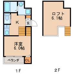 トライデント新栄Ⅰの物件間取画像